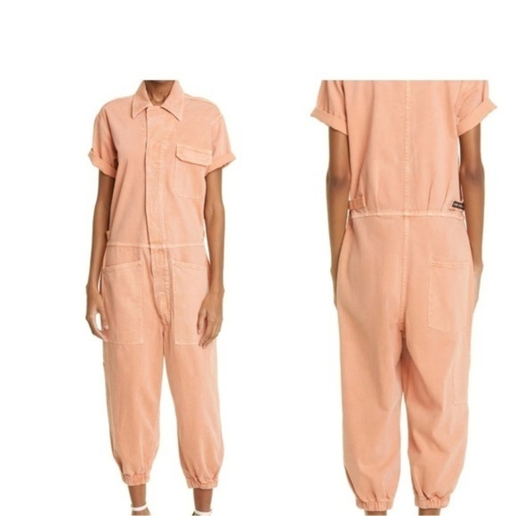 Oak & Acorn Carnelian Rebelle Razor Jogger Coverall Jumpsuit size medium - Picture 1 of 9